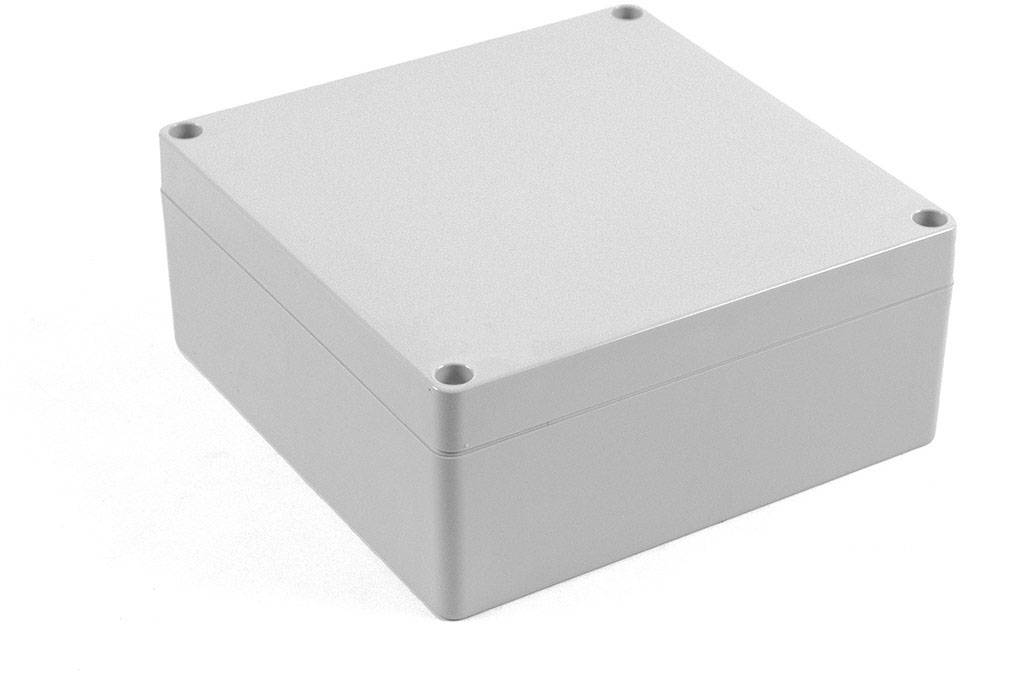 Hammond Electronics 1554 PC 1554Q2GY Universal enclosure 90 x 140 x 140 Polycarbonate (PC) Grey 1 pc(s)