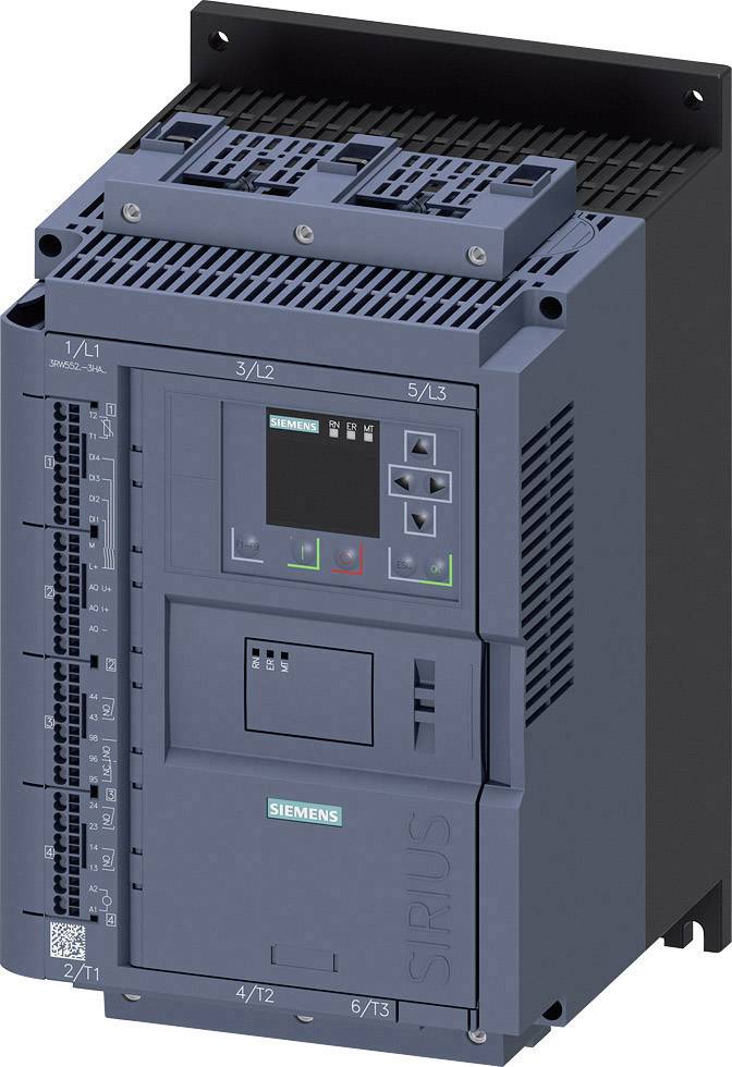 Siemens SIRIUS 200-480 V 63 A, AC 110-250 V 3RW5525-3HA14 Soft starter Motor power at 400 V 30 kW Motor power at 230 V 18.5 kW