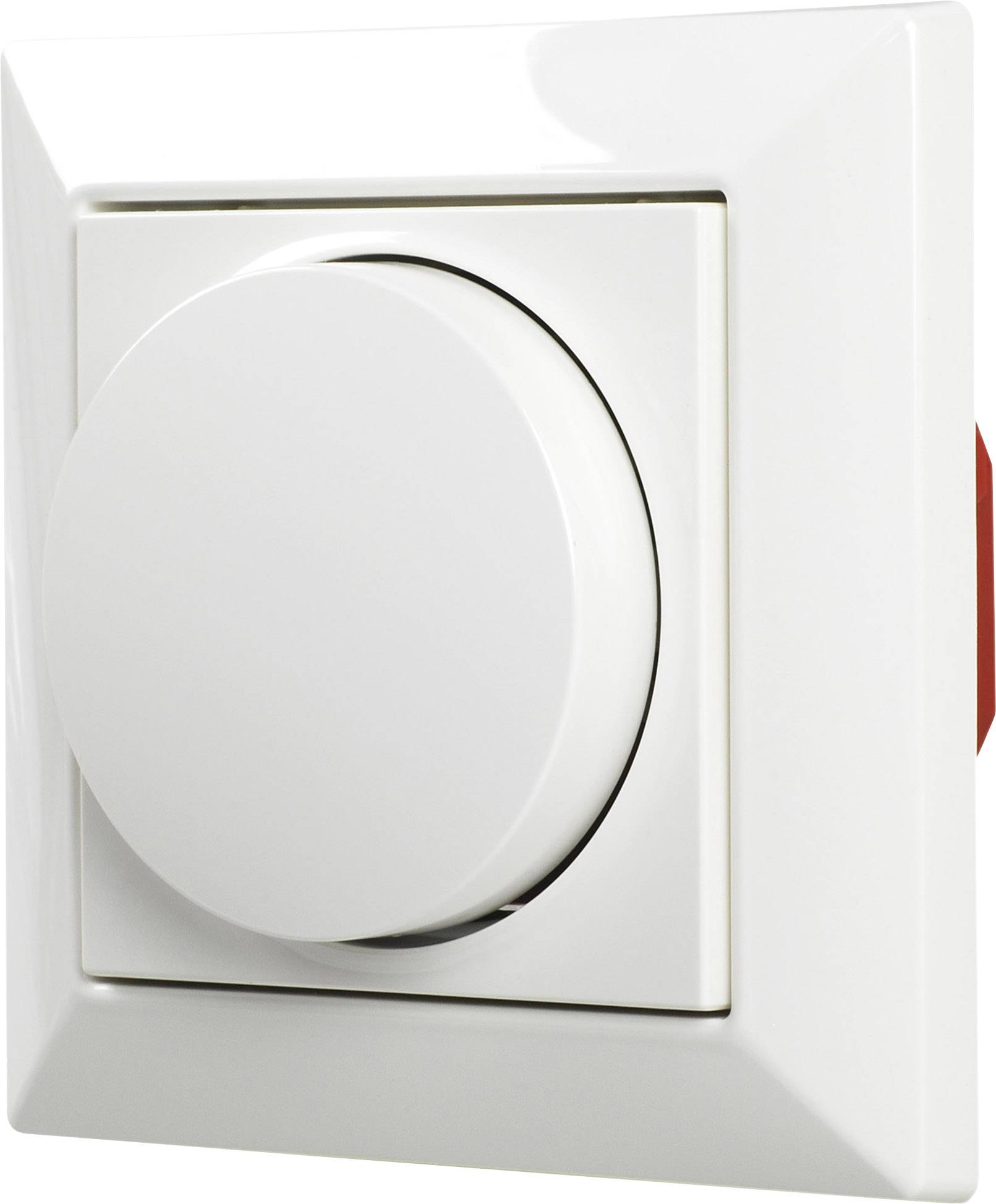 Ehmann 5591x0100 Rotary dimmer Suitable for light bulbs: LED bulb, Halogen lamp, Light bulb White (RAL9016)