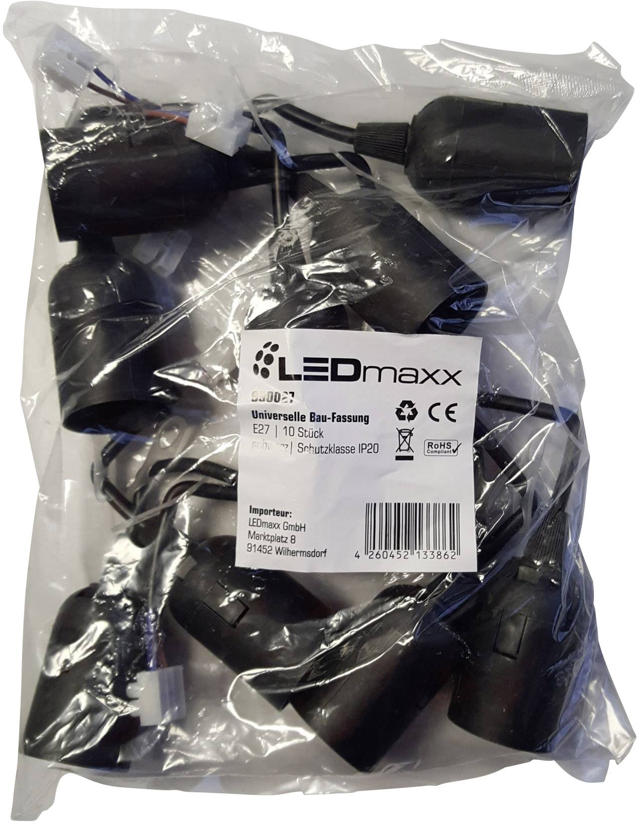 LEDmaxx 105868 Bulb holder E-27 230 V 100 W