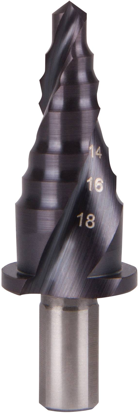 RUKO 101068F-1 HSS Step drill bit Total length 68 mm Triangular shank 1 pc(s)