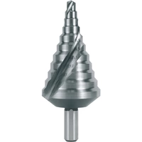 RUKO 101090 Step drill bit 6.5 - 40.5 mm HSS Total length 96 mm Triangular shank 1 pc(s) RUKO 101090 Step drill bit 6.5 - 40.5 mm HSS Total length 96 mm Triangular shank 1 pc(s)
