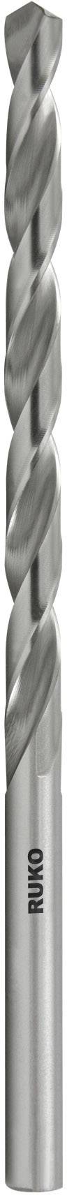 Close-up of a silver drill bit with spiral cutting edges, suitable for metalworking.