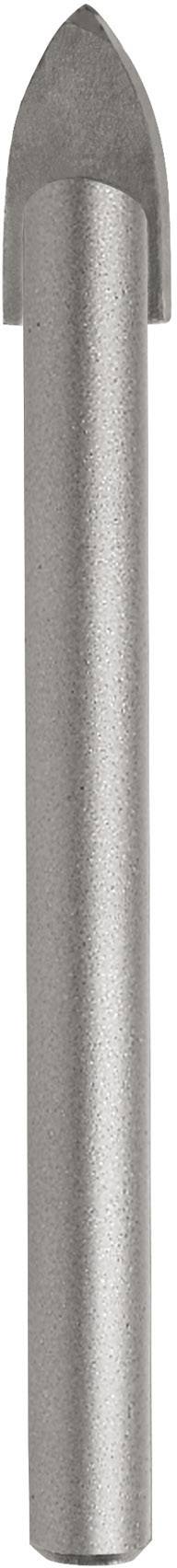 A single silver-coloured HSS drill bit with a tapered end, vertically positioned, against a white background. Ideal for precise drilling.