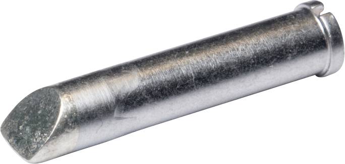 A metallic dowel pin with a rounded tip and smooth surface, used for fastening or as a spacer.