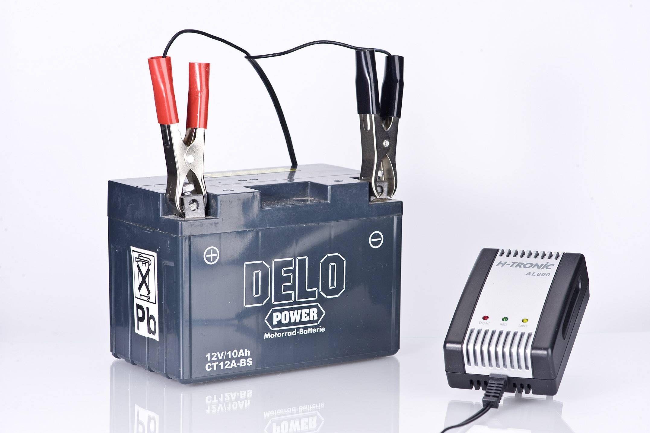 H-Tronic VRLA charger AL800 6 V, 12 V Charging current (max.) 0.8 A