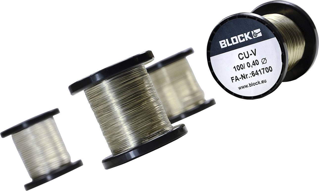 Four copper wire coils positioned diagonally in sequence. One coil displays a label reading 'CU-V'.