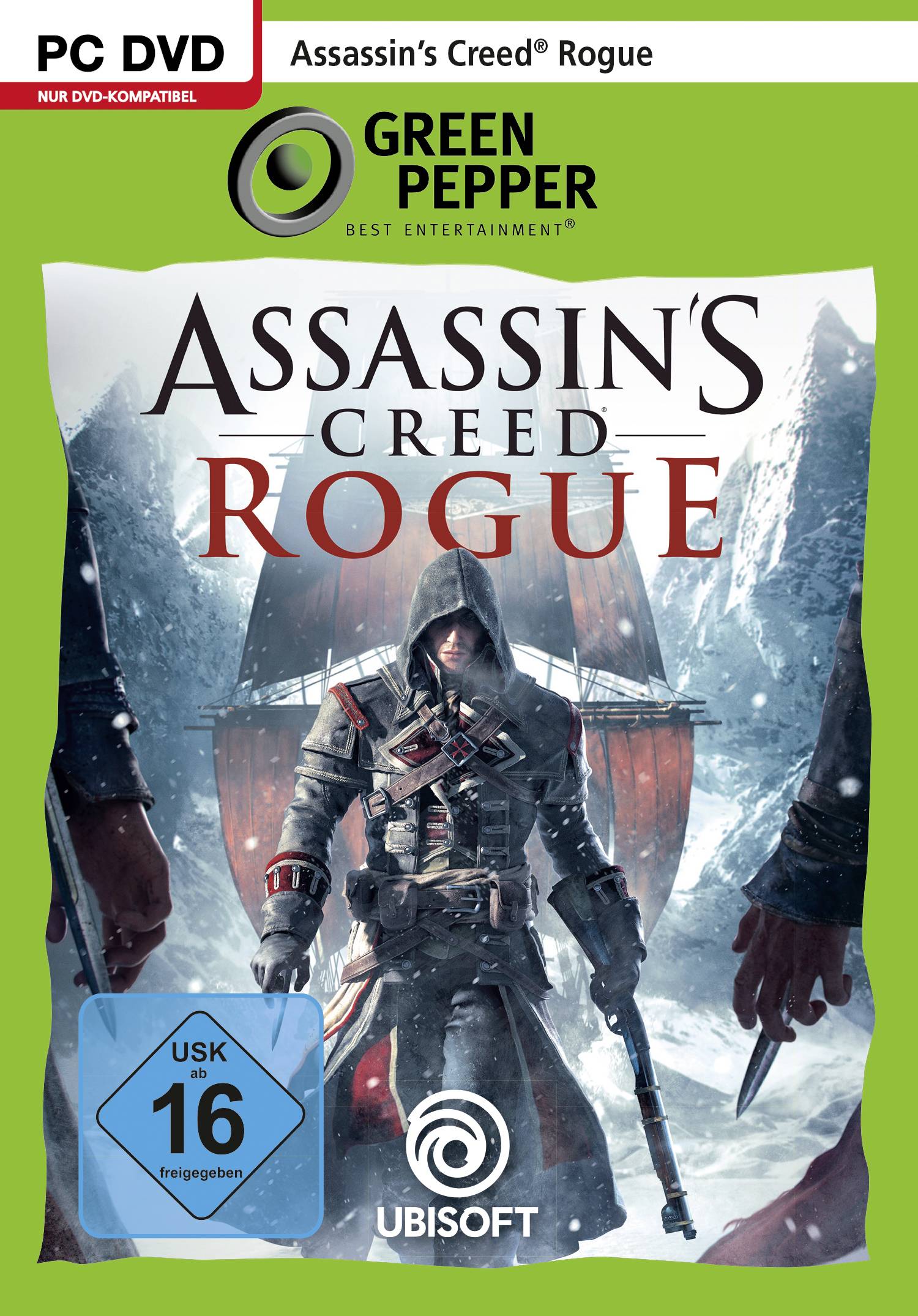 Assassins Creed Rogue PC USK ratings: 16