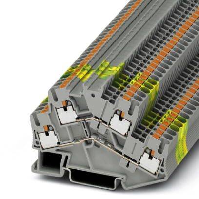 Cross-section of an innovative window profile with multiple chambers for thermal insulation, reinforced with yellow elements.