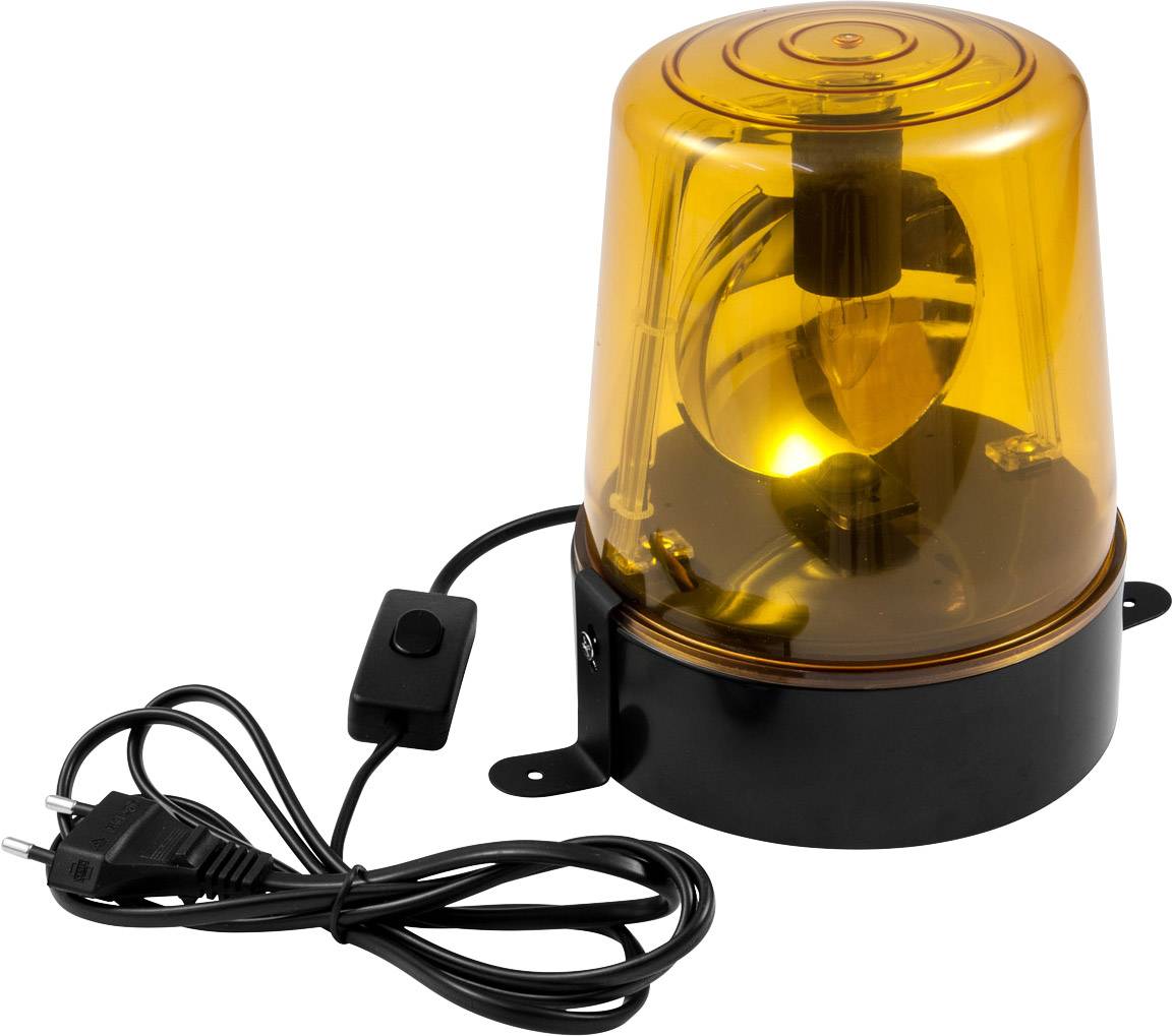 Eurolite LED (monochrome) Rotating police beacon Yellow No. of bulbs: 1