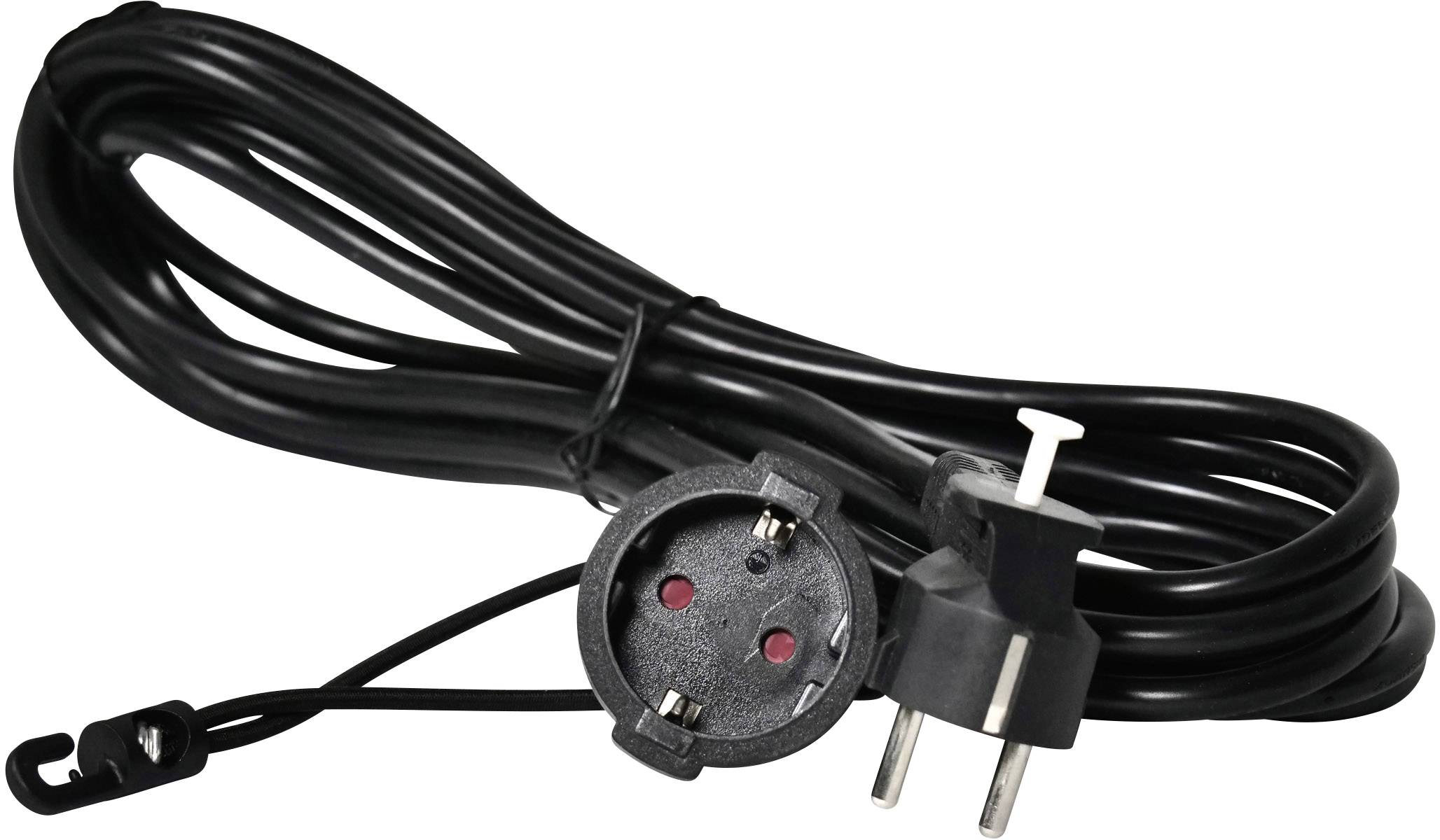 Easyout EO-780803 Current Cable extension 16 A Black 5.00 m H05VV-F 3G 1,5 mm²