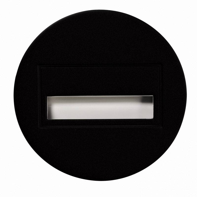 Zamel Sona 13-211-62 LED recessed wall light 0.42 W Warm white Black