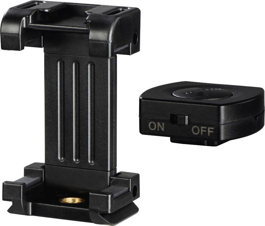 Hama Pro II Smartphone holder 1/4" Black incl. mobile phone holder