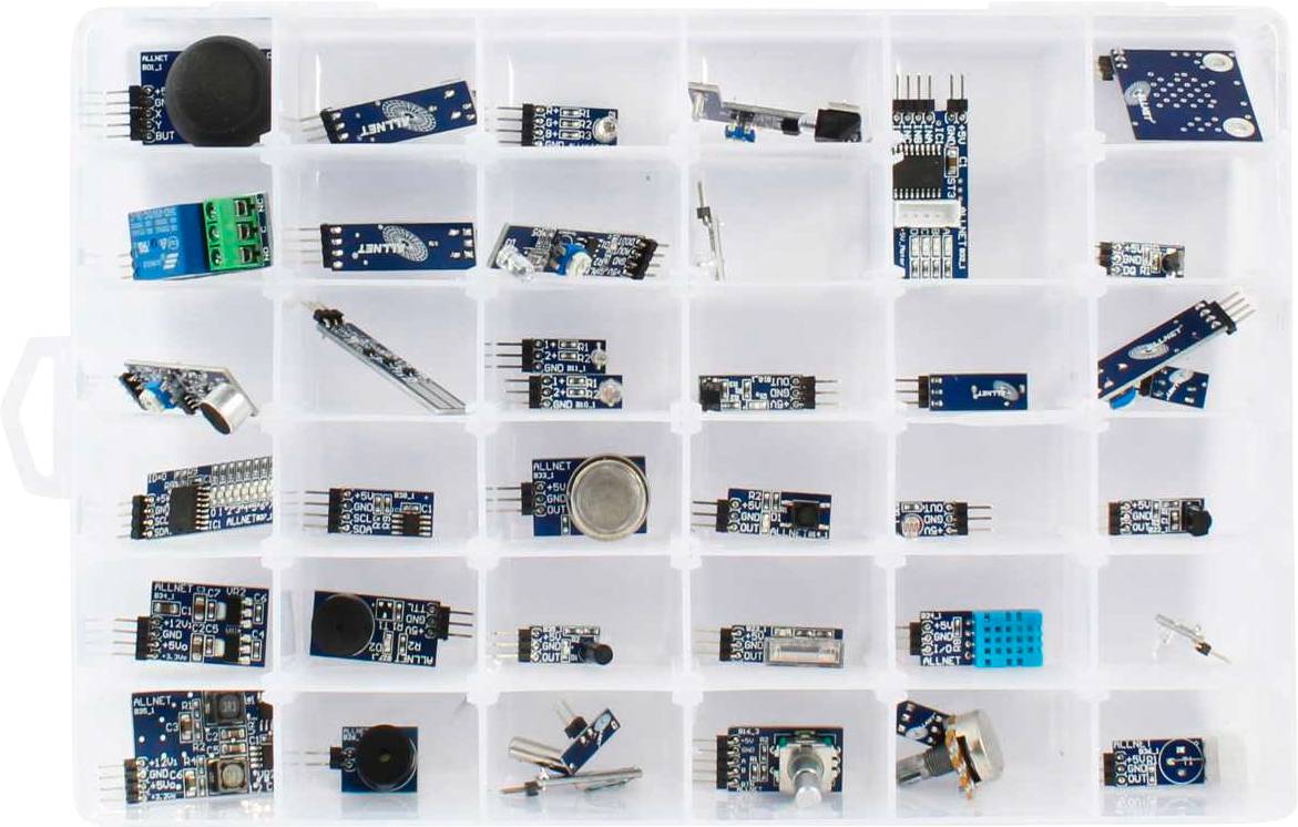 Allnet 4duino_40in1_Kit1 Sensor kit 1 Set Compatible with (development kits): Arduino