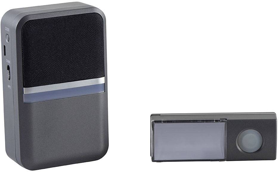 Heidemann 70847 Wireless door chime Complete set incl. USB connection, recordable