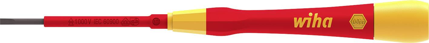 Wiha Electrician, VDE, Electrical & precision engineering Slotted screwdriver Blade width: 1.5 mm Blade length: 50 mm