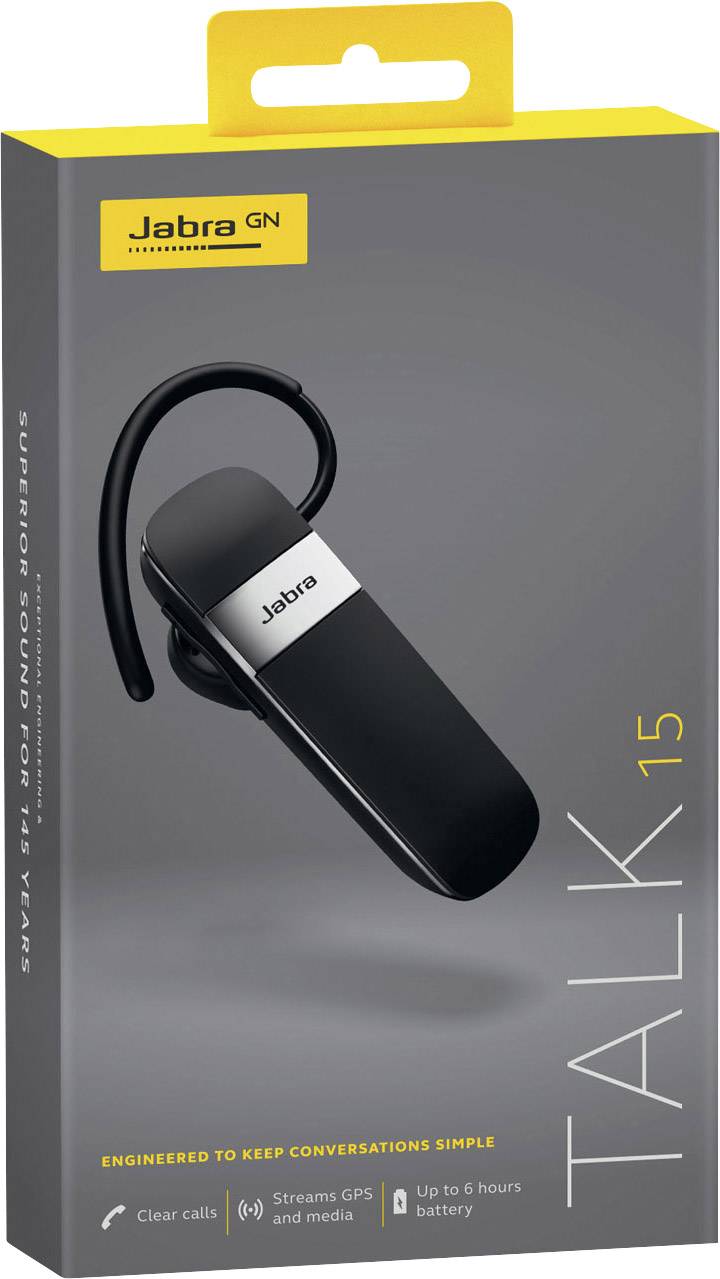 Jabra Talk 15 Bluetooth headset Black