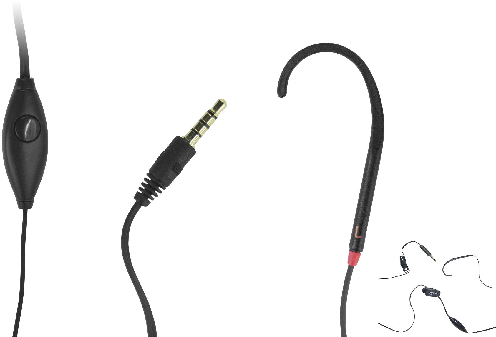 Geemarc CLHOOK9-V2 Ear-free headset Corded (1075100) Black Volume control Phone