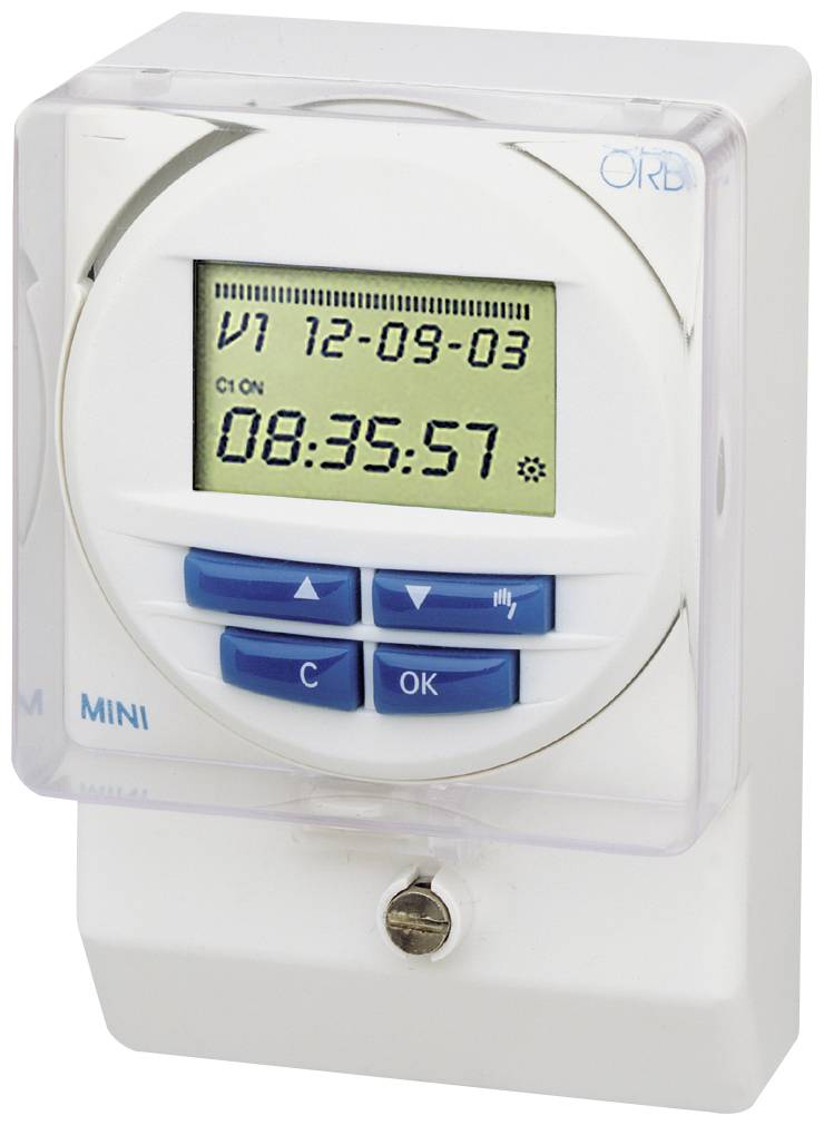 ORBIS Zeitschalttechnik OB250512 Surface mount timer digital 7 day mode, 24h mode 3000 W IP51
