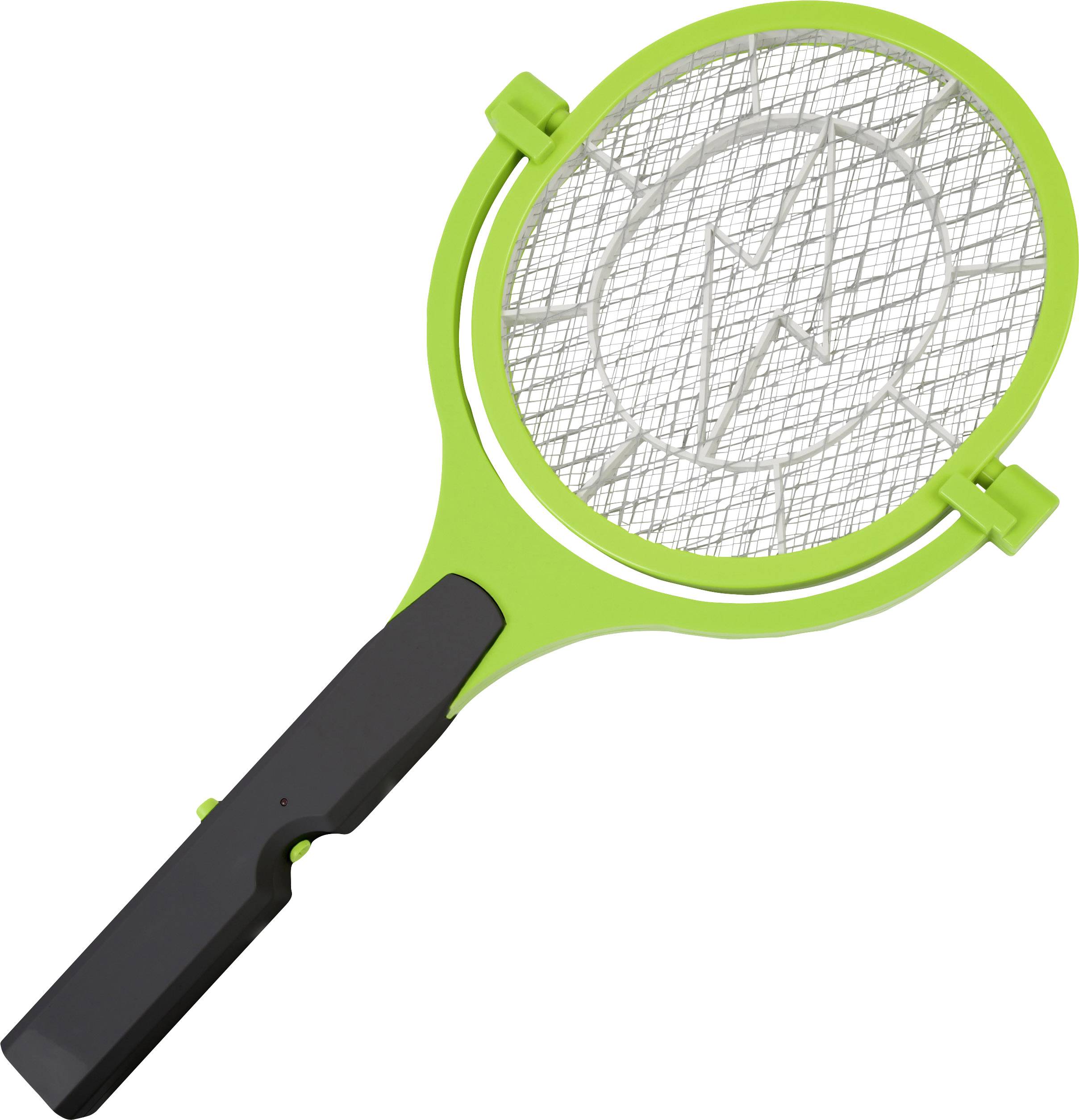 Gardigo Fly Swatter 90° Bzzz 25164 Fly swatter Electrical grid (L x W x H) 445 x 228 x 28 mm Black, Green 1 pc(s)