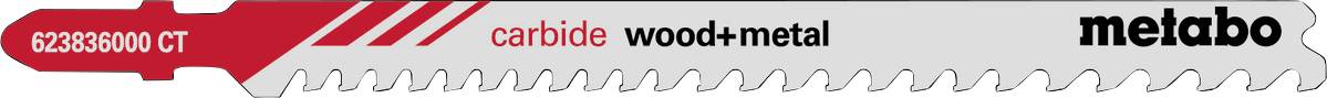 Metabo 623836000 CARBIDE WOOD + METAL JIGSAW BLADES 3 pc(s)