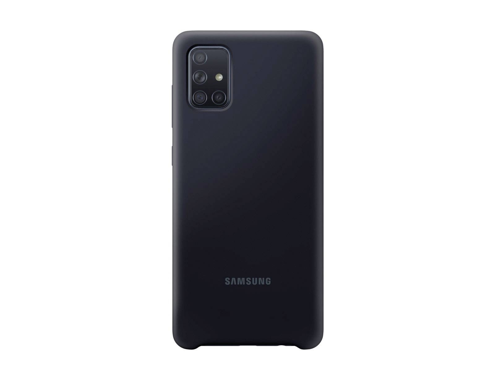 Samsung Silicone Cover Cover Samsung Galaxy A71 Black