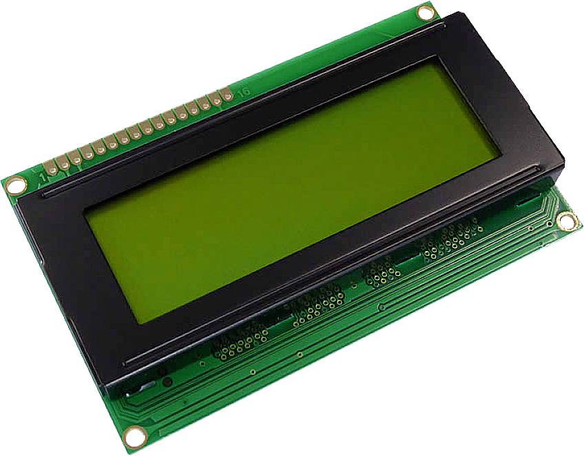 Display Elektronik LCD Yellow-green 122 x 32 Pixel (W x H x D) 80 x 36 x 13.5 mm
