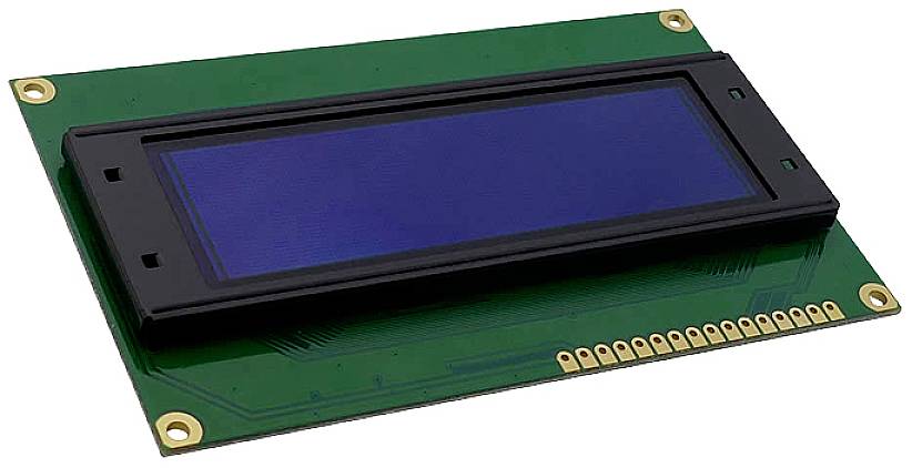 Display Elektronik OLED module Yellow Black 20 x 4 Pixel (W x H x D) 98 x 10 x 60 mm DEP20401-Y