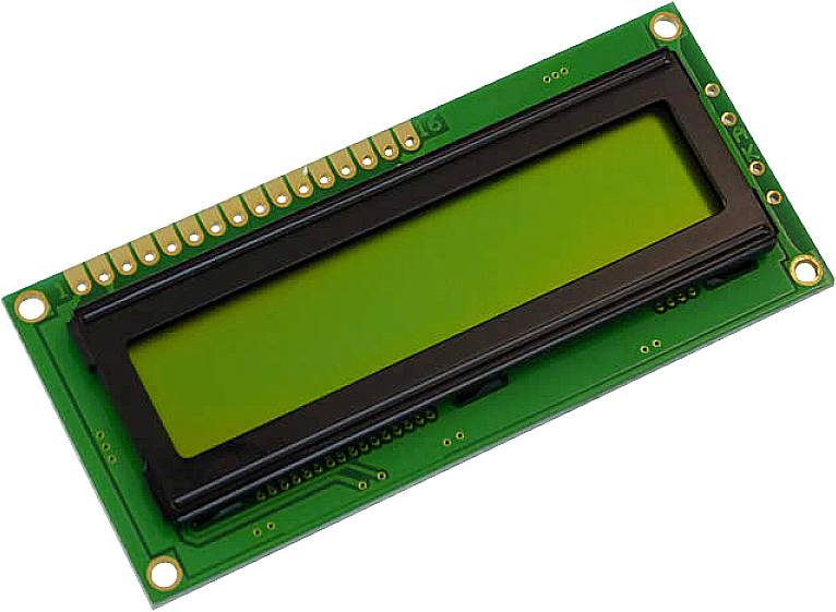 Display Elektronik LCD 16 x 2 Pixel (W x H x D) 80 x 36 x 6.6 mm