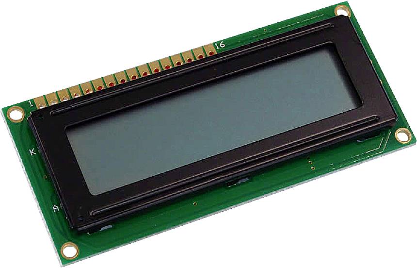 Display Elektronik LCD 16 x 2 Pixel (W x H x D) 80 x 36 x 7.1 mm