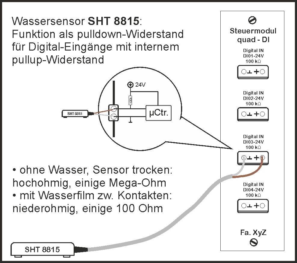 Schabus 200370 SHT 8815 Active water sensor for digital inputs