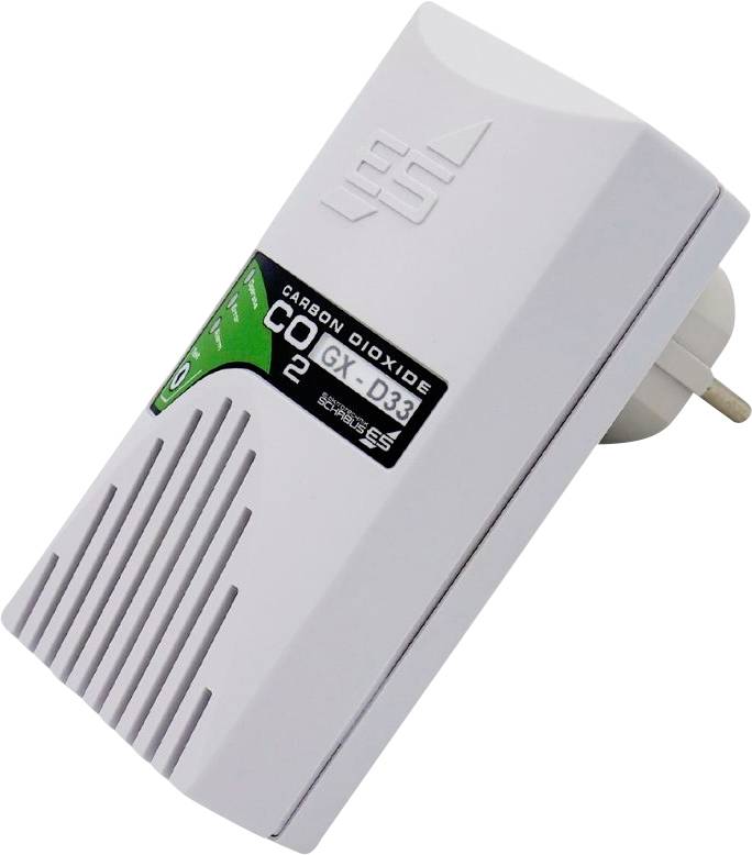 Schabus GX-D33 Carbon dioxide detector for CO2 cylinders mains-powered detects Carbon dioxide