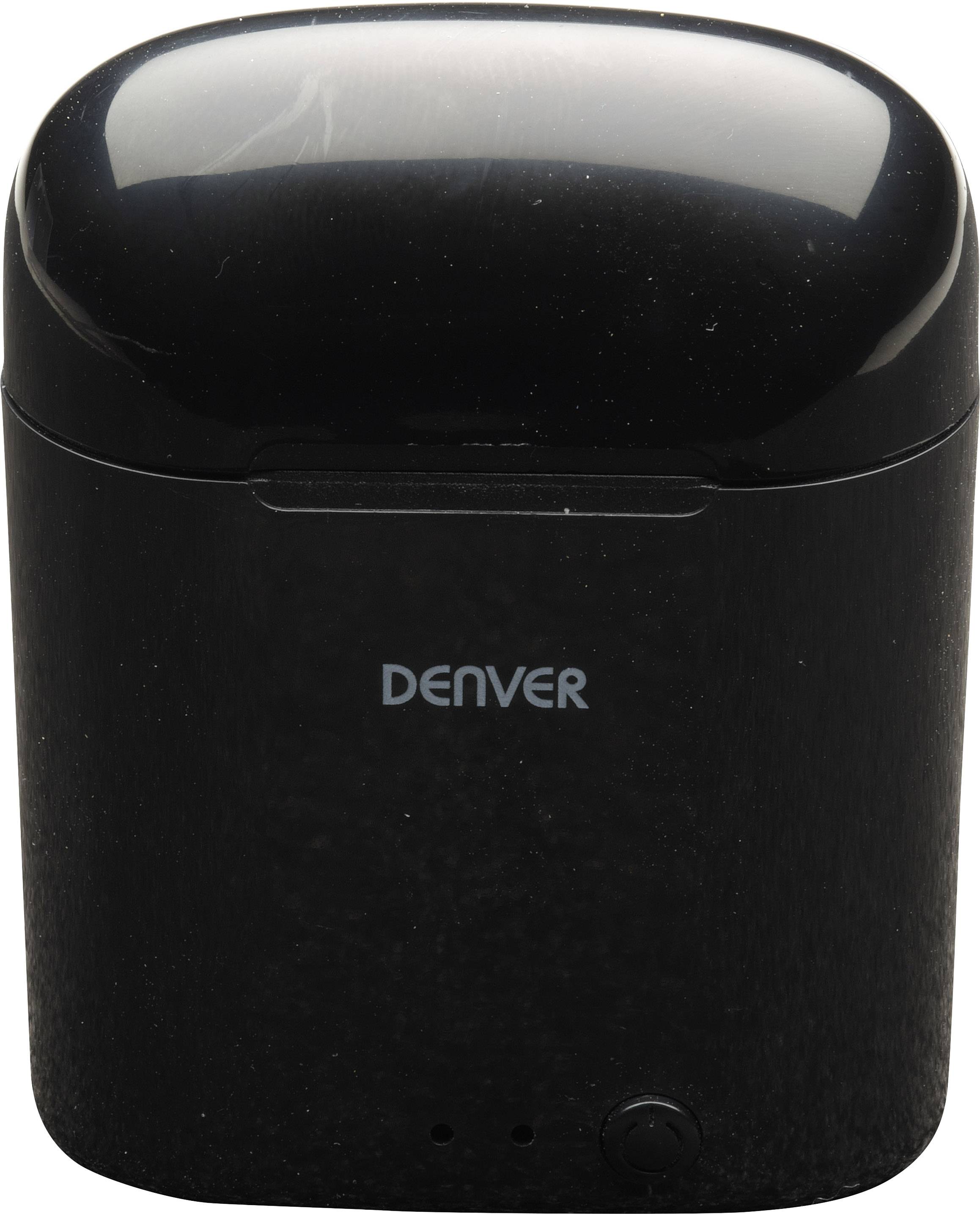 Denver TWE-36 In-ear headphones Bluetooth® (1075101) Stereo Black Charging case