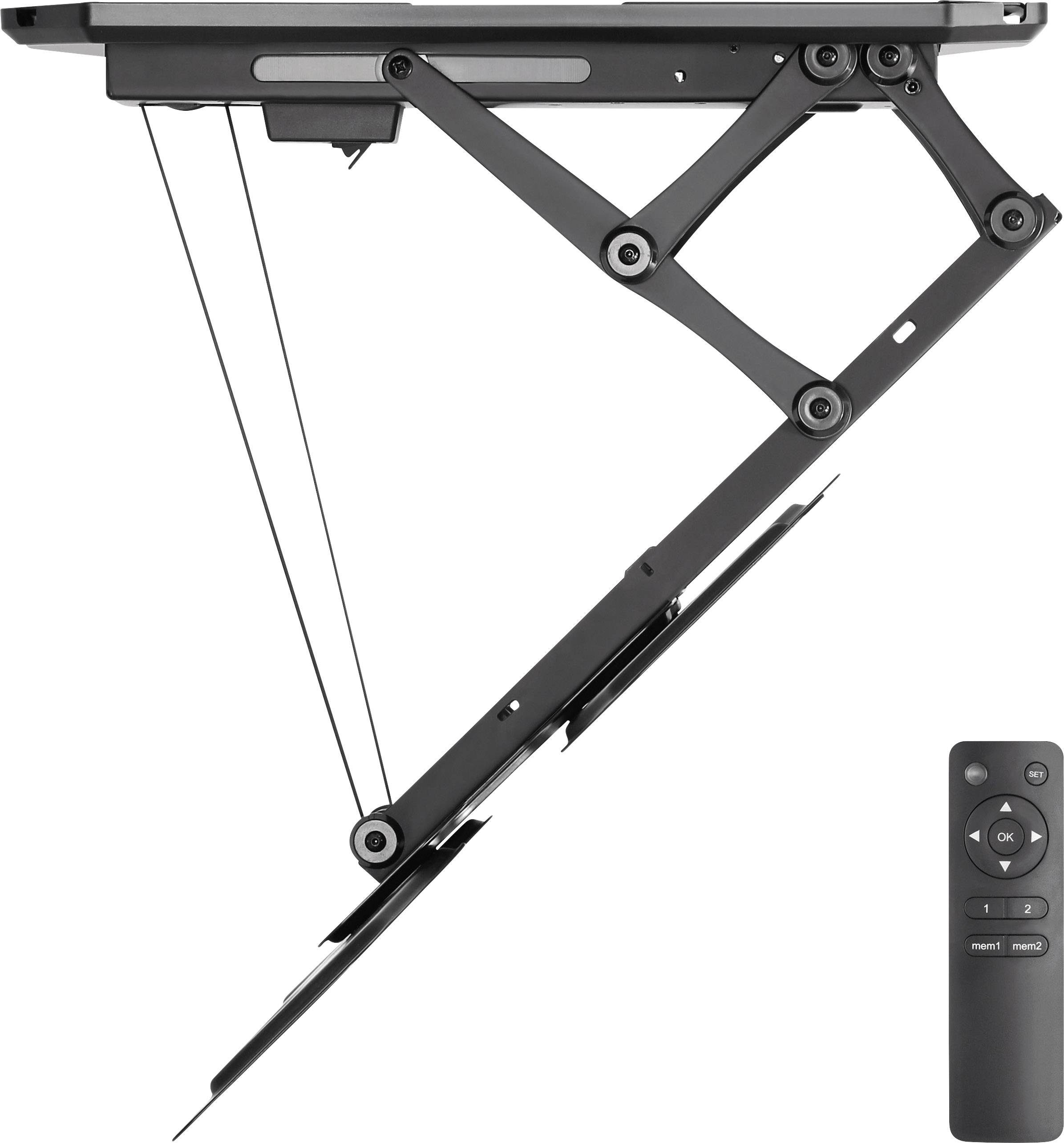 My Wall HL 40 ML TV ceiling mount Motorized, Tiltable, Remote control