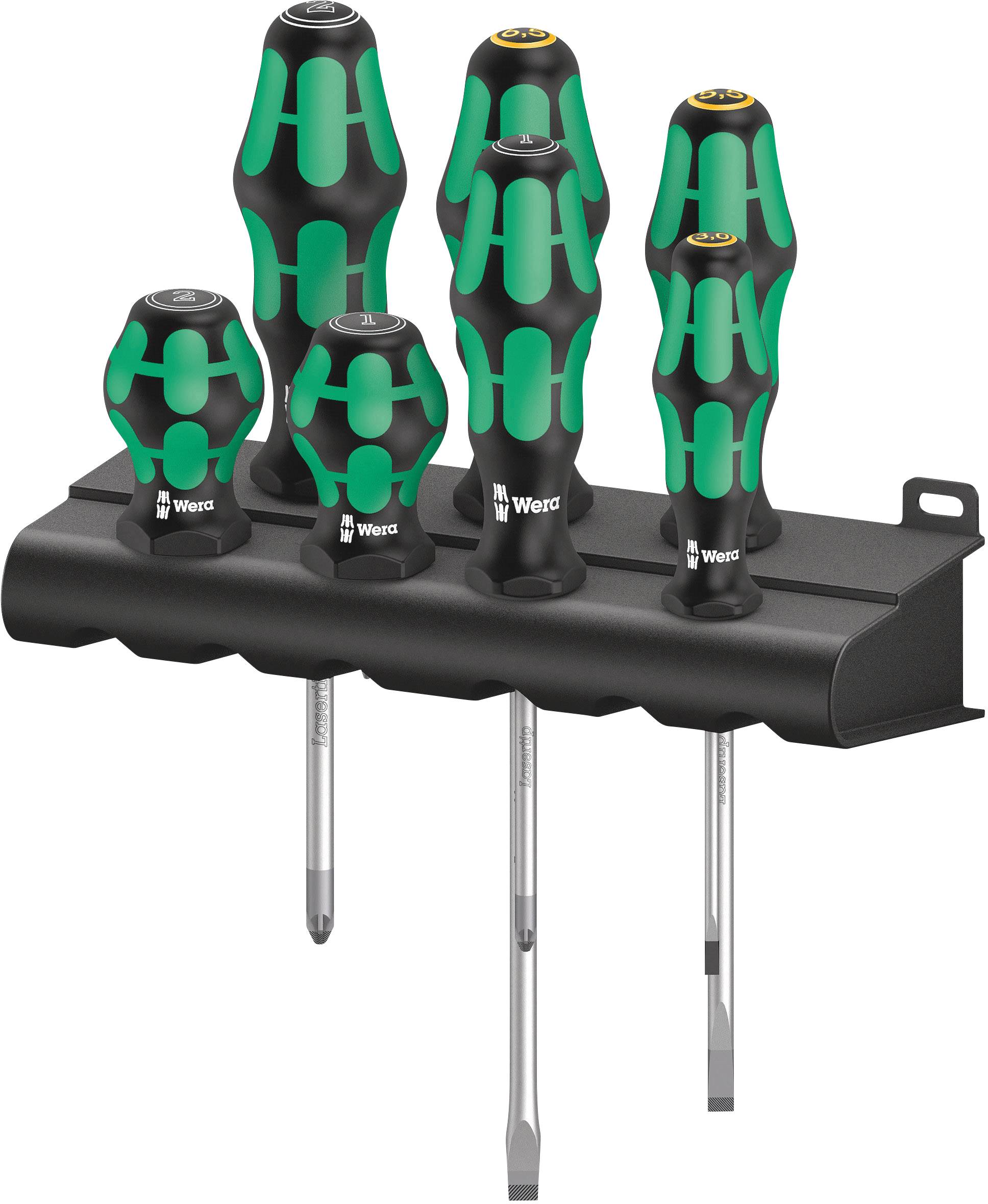 Wera 300/7 Mix 2 Electrician, Workshop Screwdriver set 7-piece
