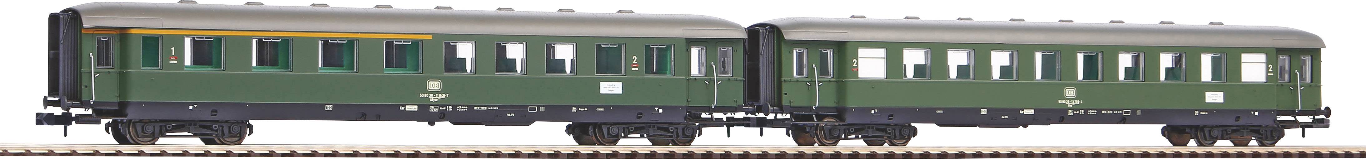 Piko N 40621 N 2er-Set skirt-rope train wagon of DB 1./ 2. Great