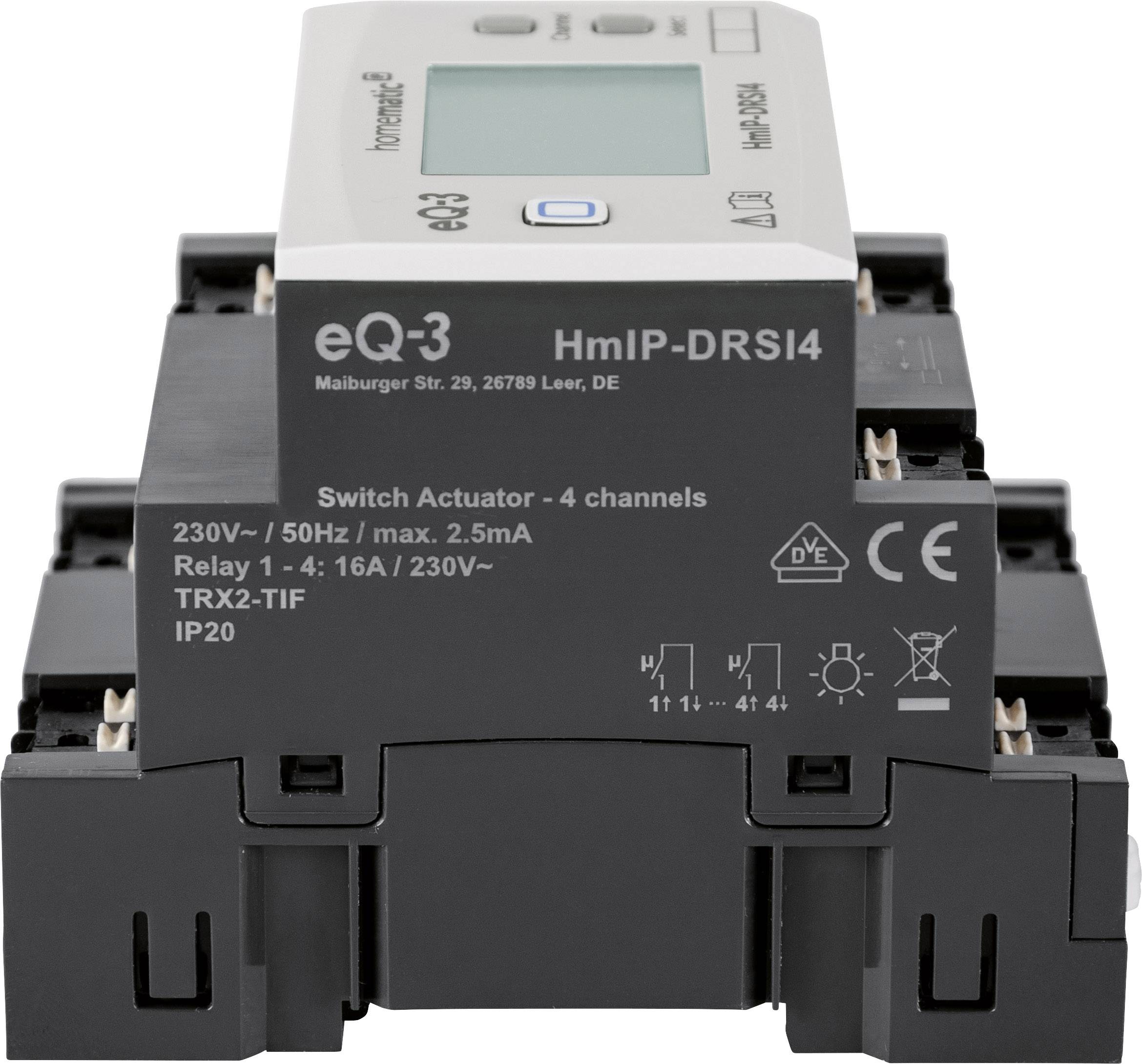 Homematic IP Wireless Actuator HmIP-DRSI4