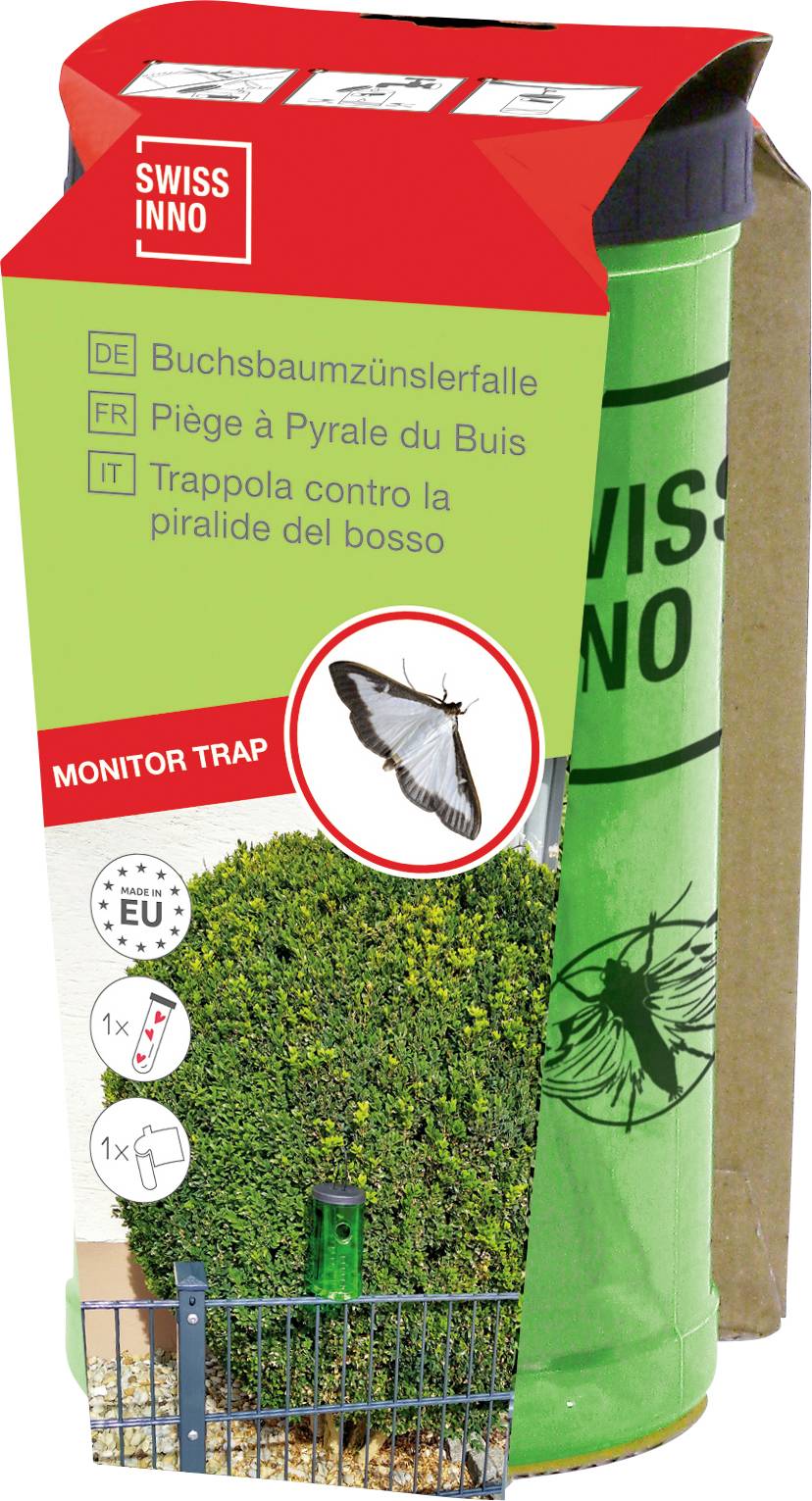 Swissinno Natural Control Tree Moth Trap 1 440 001K Box tree moth trap Pheromone Green 1 pc(s)