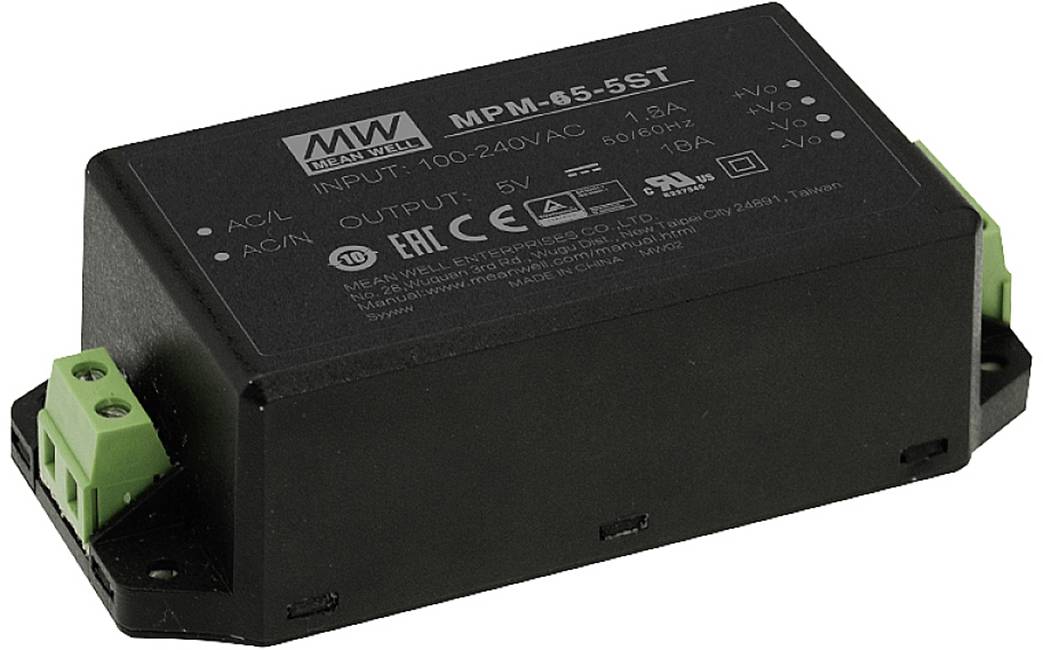 Mean Well MPM-65-48ST SMPSU 48 V DC 1.36 A 65.3 W