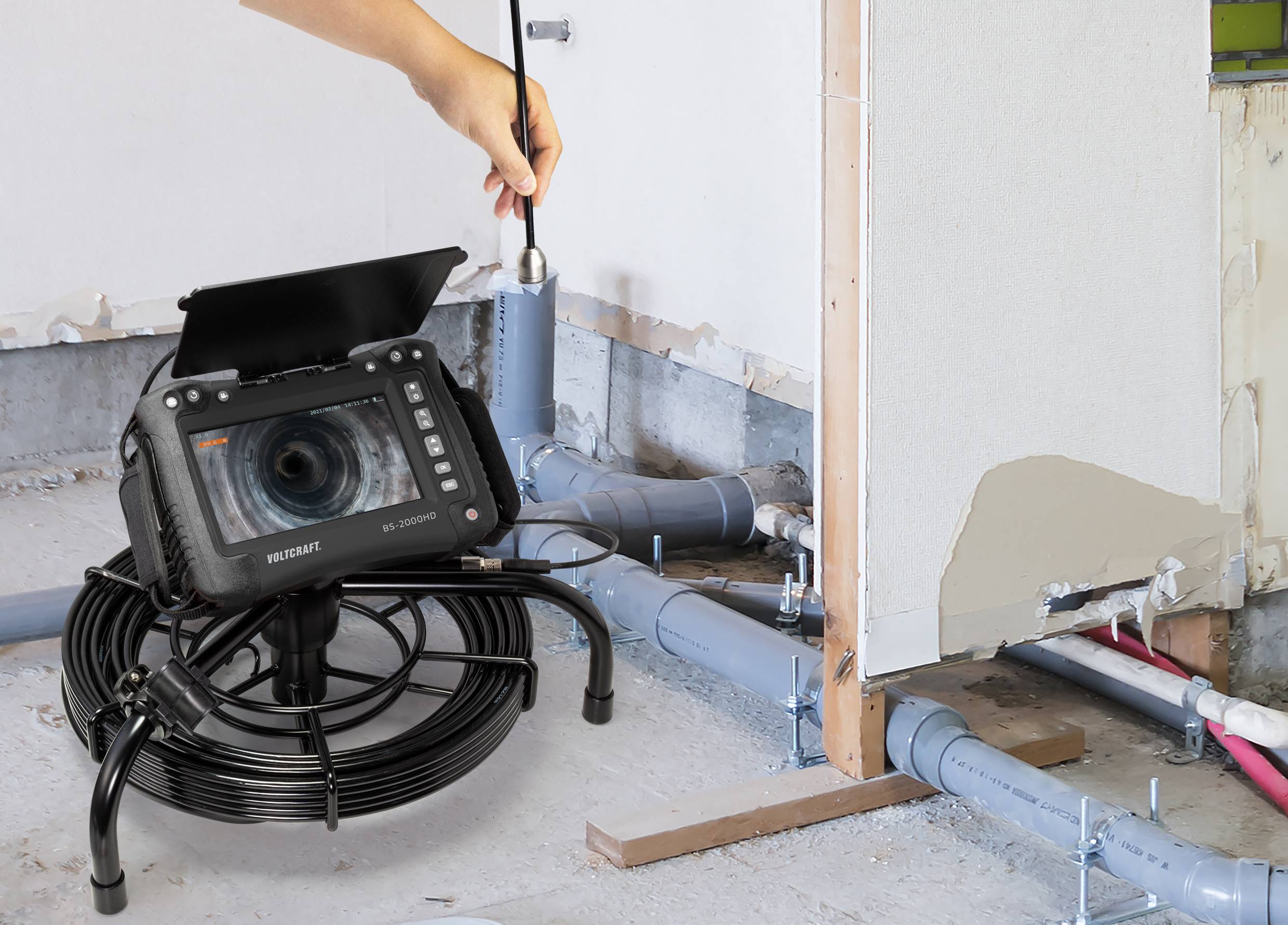 VOLTCRAFT BS-2000HD Endoscope main unit