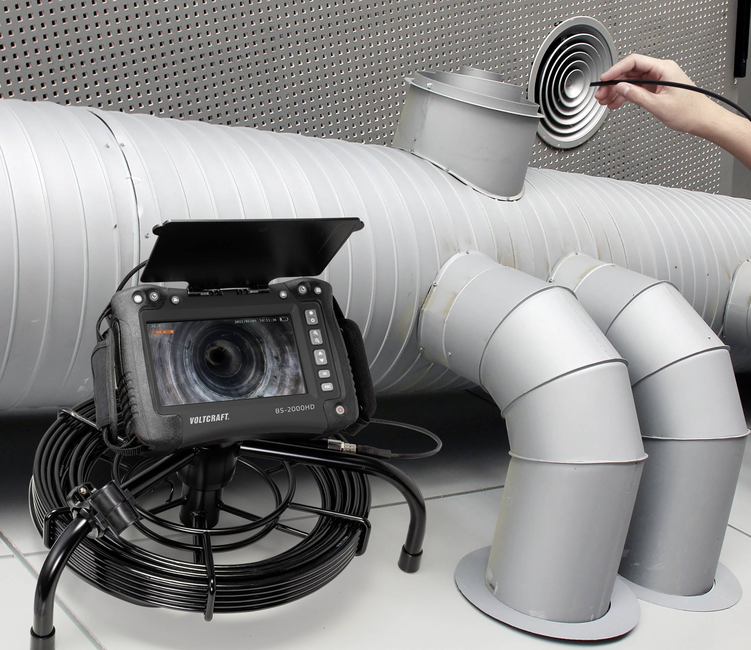 VOLTCRAFT BS-2000HD Endoscope main unit