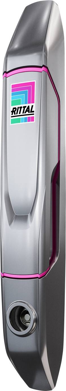 Castle with a futuristic design and brand logo, likely suitable for industrial control cabinets or security applications.