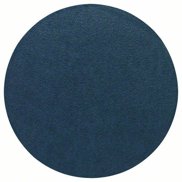 Figure shows a dark grey, circular surface, uniformly structured.