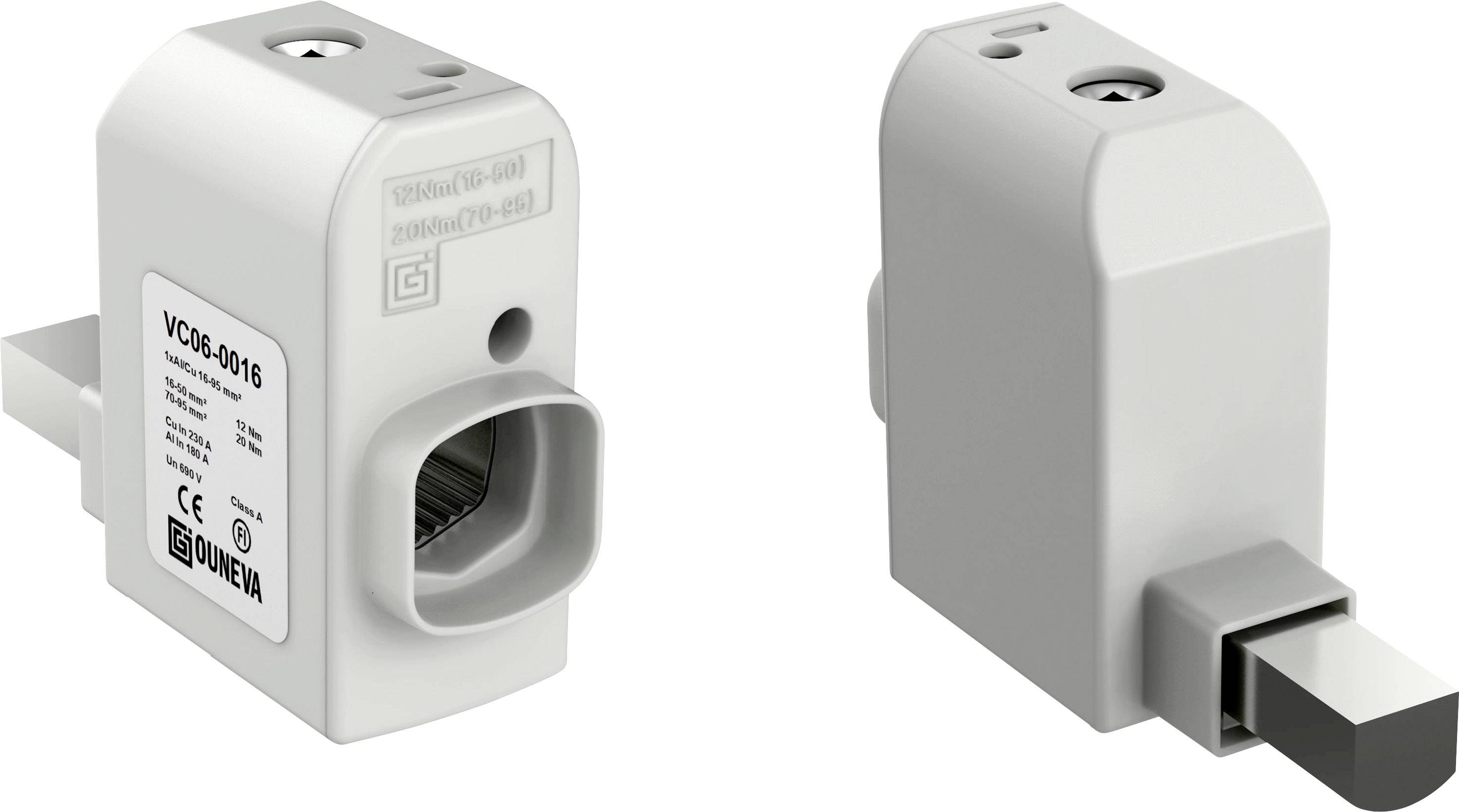 Ouneva Group VC06-0016 Mains connector Total number of pins: 1 230 A 1 pc(s)