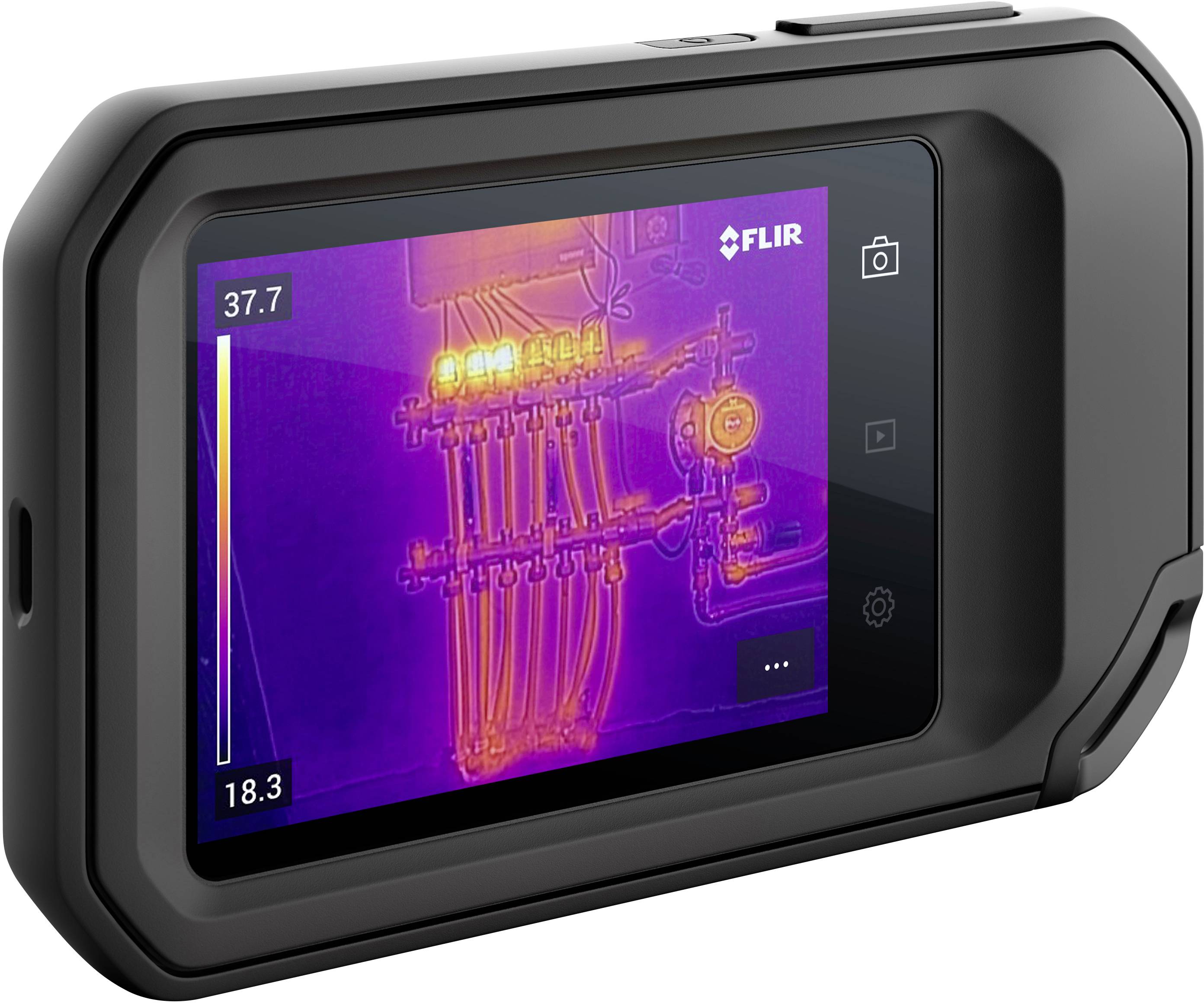FLIR C5 (Wi-Fi) IR camera -20 up to +400 °C 8.7 Hz MSX®, Built-in LED light, Built-in digital camera, Wi-Fi