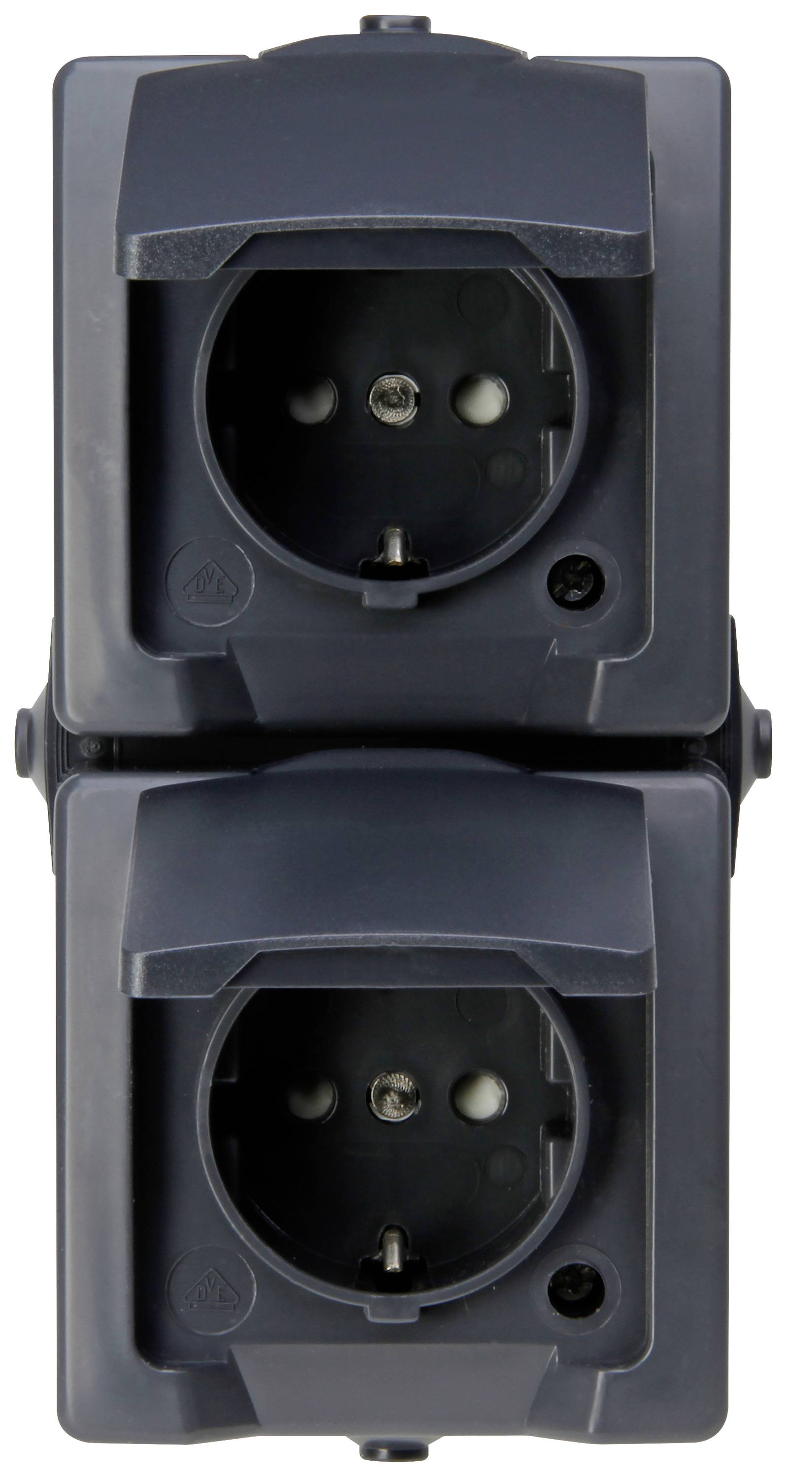 Kopp 136915009 Wet room switch product range Socket (+ lid) Nautic Anthracite 1 pc(s)