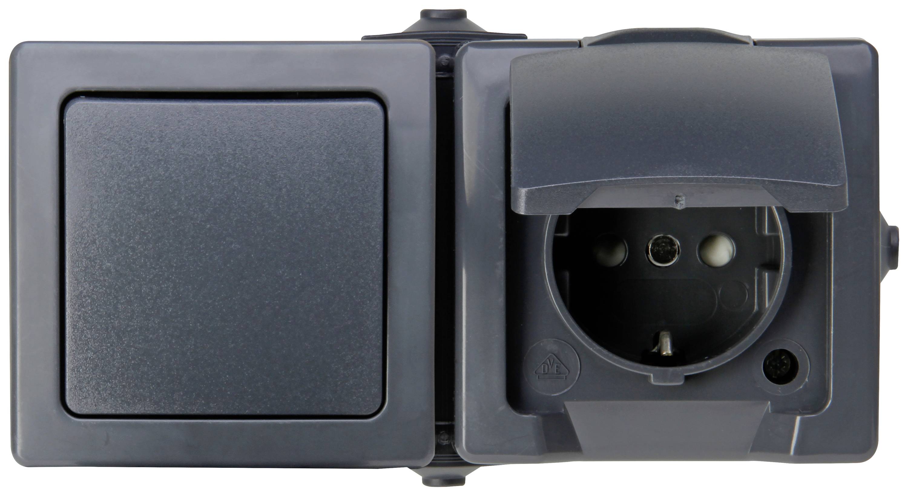 Kopp 138615002 Wet room switch product range Nautic Anthracite 1 pc(s)