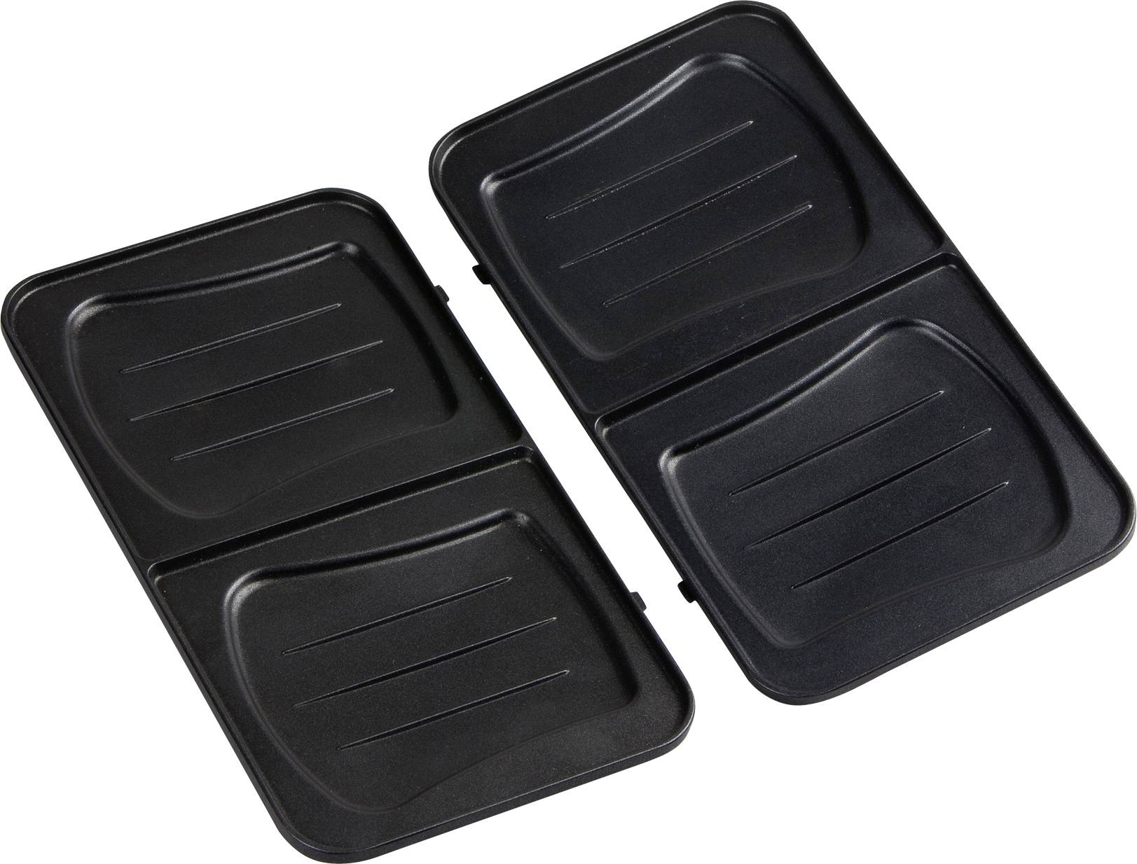 DOMO DO9136C Sandwich toaster Grill function Silver, Black