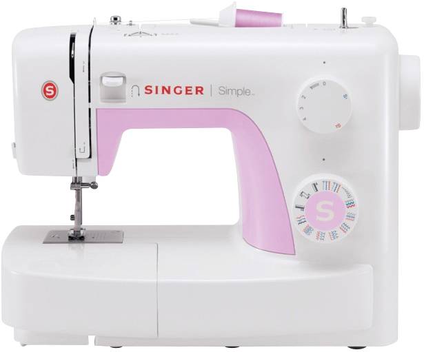 Singer Sewing machine Simple 3223 White, Pink