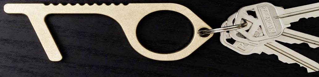 KEY SMART Key ring KS904-BRS CleanKey Brass 1 pc(s)